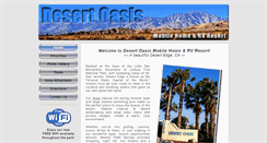 Desktop Screenshot of desertoasisrv.com